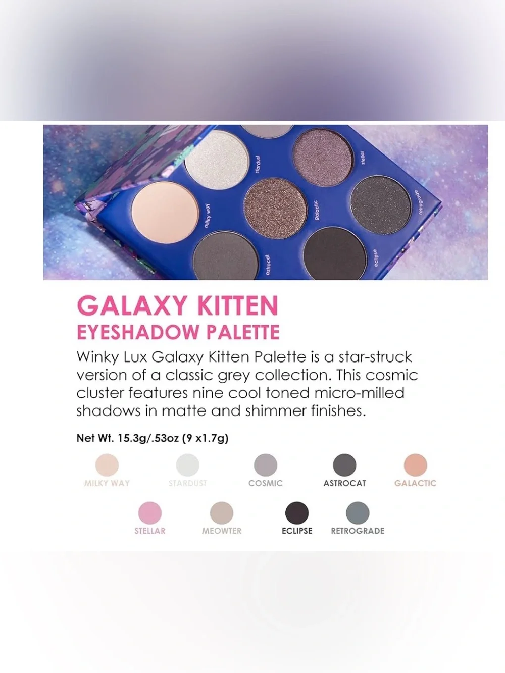 WINKY LUX galaxy kitten